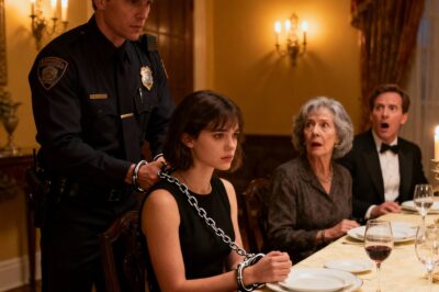 Num churrasco em família, meu irmão — um orgulhoso sargento da polícia — me algemou na frente de todos, acusando-me de “me passar por um oficial militar”. Ele não sabia que eu era seu novo comandante-geral, e sua carreira estava prestes a dar uma guinada que ele jamais esqueceria.