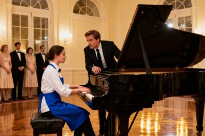 Ele ordenou que a empregada tocasse piano na frente de todos para humilhá-la, mas quando ela começou, ninguém esperava o que aconteceu em seguida.