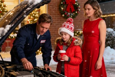 “Muito ocupado para o Natal — até que um mecânico e sua filhinha consertaram o coração do CEO”