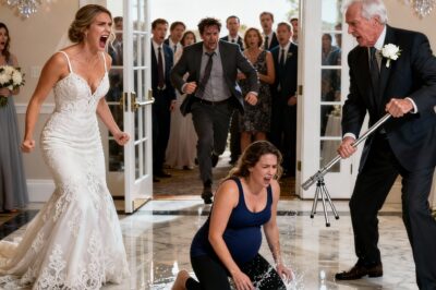 Grávida de nove meses, sofri abusos da minha famÃlia e minha bolsa estourou bem no dia do casamento da minha irmã. Eles me bateram por ter desonrado meu nome, até que meu marido entrou de repente, segurando algo que silenciou todos os gritos.