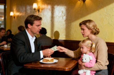 Uma mulher pobre tentou pagar por uma fatia de pão, e o CEO, pai solteiro, disse: “Sente-se. Coma primeiro.”