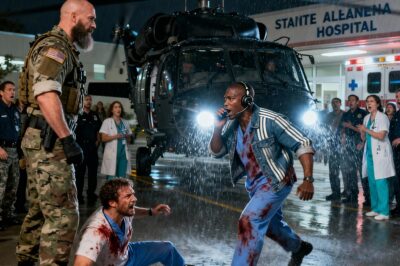 A enfermeira terminou seu turno — então um helicóptero pousou e os soldados a chamaram de “Senhora”.