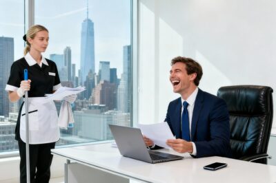 “Dou-te todo o meu dinheiro se traduzires isto” – o milionário ri… mas a faxineira cala-o.