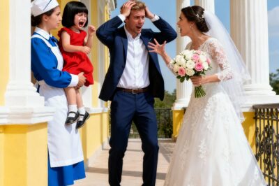 A filha do milionário aparece irreconhecível na cerimônia… até que o mordomo se pronuncia.