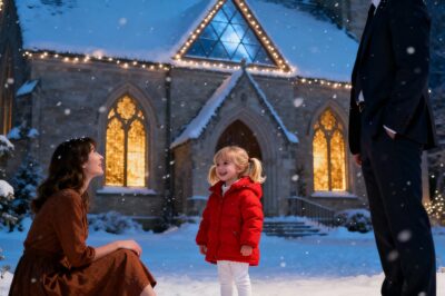 “Acho que você precisa de um abraço…” disse a menina à jovem sem-teto nos degraus da igreja…