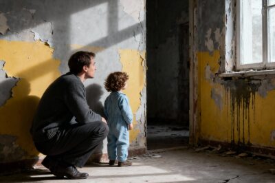 Um pai descobre que seu filho de um ano fica olhando fixamente para a parede e se surpreende ao ouvir três palavras.