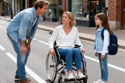 Pai solteiro ajuda a mesma mulher todas as manhãs – e então ela diz que algo mudou tudo.