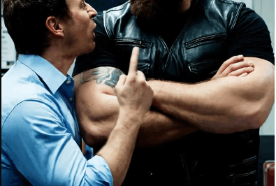 I Looked Like a Nightmare in Leather, But the Stalker in the Corner Looked Like a Saint. Then the Waitress Whispered Six Words That Changed Everything.