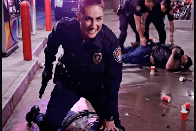 I Was Alone at a Gas Station When 3 Bikers Boxed Me In. They Didn’t Know I Was Wearing a Badge.