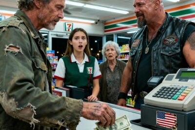 In the cold silence of a city that had forgotten him, a veteran gave his last eight dollars to a stranger struggling to buy medicine for his child. What answered his sacrifice was the dawn-shaking thunder of 300 motorcycles, a debt of honor about to be repaid in steel, sweat, and a justice the world had denied.