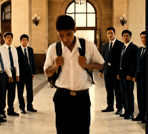 El Secreto de Martín, El Descalzo de la Ciudad de México: Un Magnate Multimillonario Oculto Detrás de la Humillación Pública. La Bofetada de Humildad y la Patada de Desprecio de Diego Herrera Terminaron con la Llegada de una Lujosa Bestia de Acero que Detuvo el Tiempo, Revelando una Verdad Tan Cruda como Conmovedora que Cambió la Vida de Todos en el Colegio de las Águilas y Destrozó la Arrogancia de la Élite Juvenil.