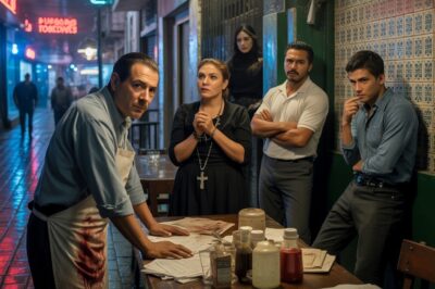 Me llamo Mateo Herrera. Era un simple carnicero en el corazón de La Merced, pero mi familia y yo robamos el camión equivocado. No eran televisiones. Eran secretos del gobierno, secretos que valían más que la sangre. Ahora, el Comandante Díaz, un federal corrupto, y “El Gallo” Rivera, el capo que controla cada plaza de la CDMX, me quieren muerto. Creen que soy una presa fácil, un simple tablajero. No saben que están cazando a un cuchillo. Esta es la historia de cómo la Familia Herrera, “Los Cuchillos de la Merced”, se ahogó en sangre, traición y pólvora para conquistar la ciudad. Lo que pasó esa noche en la pulquería “La Última Batalla”… cambió el destino de todos nosotros.