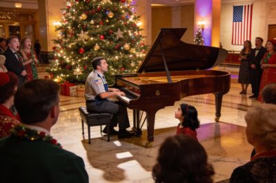 He was just a janitor playing a lullaby. She was the CEO who heard a ghost—the impossible song her first love wrote for her before he died.