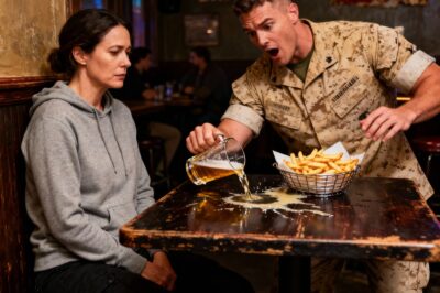 In the shadows of a naval town, where respect is a currency harder to earn than any medal, a commander’s silent test began not on the battlefield, but with a spilled beer in a forgotten bar, witnessed only by ghosts.
