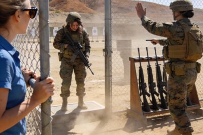 “Hand Me That Rifle!” — Marines Missed Every Shot Until She Hit a Perfect Fifty at Camp Pendleton