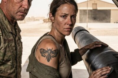 She Was Just the “Cleaning Lady” Scrubbing the Gunship—Until the Crew Chief Saw the Forbidden Patch on Her Shoulder and Realized She Was the Most Dangerous Person on the Base.