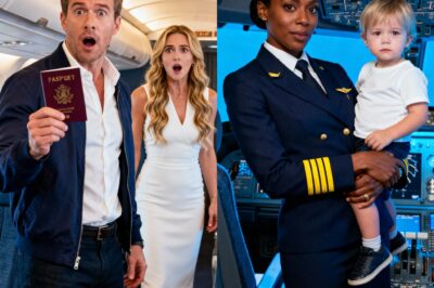 Ele embarcou em seu jato com sua nova noiva… até que a piloto, sua ex, se virou e apareceu com o filho dele nos braços.