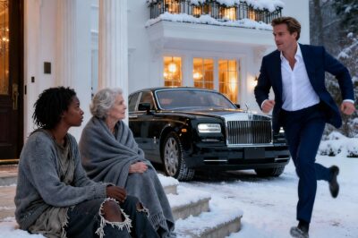 Bilionário fica chocado ao ver sua mãe se apoiando em um adolescente sem-teto; ele corre até lá e…