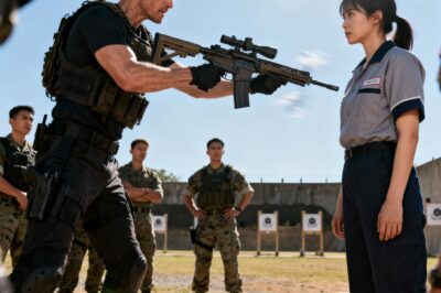 She spent years erasing her past, but on a firing range ruled by men, a single challenge would force the ghost to speak.