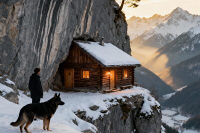 Um policial e seu cachorro herdaram uma casa à beira de um penhasco — o que encontraram lá dentro mudou tudo.