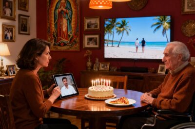 Vim comemorar o aniversário do meu sogro e o encontrei sozinho, com pizza fria e em silêncio.