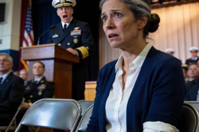 I spent twenty years building a life where no one looked at me twice. Invisibility wasn’t just a habit for me; it was survival. I was just a mom in the back row, watching my son graduate Navy boot camp. But when the room got too hot and I adjusted my sweater, I made a mistake that undid two decades of careful hiding in three seconds flat. A decorated Admiral on stage stopped mid-speech, and suddenly, the one person in the room trying to disappear was the only person anyone was looking at.