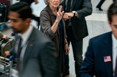 Everyone Ignored the Deaf Grandmother Crying at the Airport—Until One Single Dad Stopped and Changed Everything.