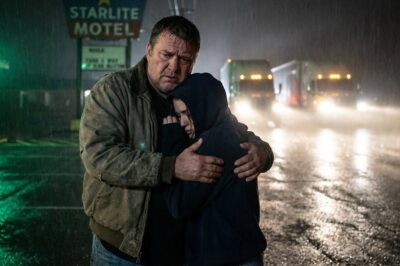 At 2 AM on a lonely Nebraska highway, I stepped out and saw pure terror in her eyes.