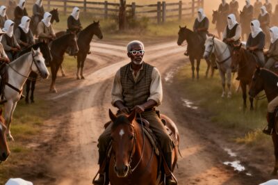 They Surrounded a Lonely Schoolteacher on a Dusty Mississippi Road, 500 Riders in White Hoods Expecting an Easy Victim. They Thought He Was Just an Old Man with a Book. They Didn’t Know He Was the “Night Sparrow,” the Deadliest Gunslinger in Texas Who Had Buried His Past to Teach Children. By the Time the Dust Settled, the Army of Terror Was Scattered, and the Legend Had Returned. Discover the Heart-Pounding Story of Elias Cross, the Man Who Turned a Massacre into a Ghost Story.