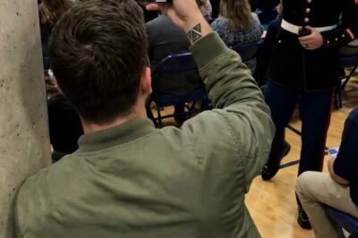 Single Dad Filmed His Twins’ Graduation from the Back Row—Until a USMC Captain Saw His Tattoo and Froze.