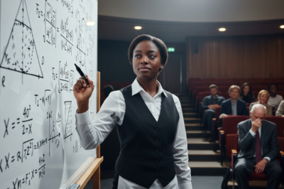 He Humiliated A Waitress For Spilling Water On His “Impossible” Math Proof—But When She Picked Up The Marker To Solve It, The Arrogant Billionaire Lost Everything He Owned In 60 Minutes Of Global Television History.