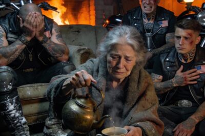 The sound wasn’t like thunder; it was deeper, a rhythmic growl that made my floorboards shiver. I pressed my face to the frosted glass, my heart hammering against my ribs, and saw twenty pairs of glowing eyes cutting through the blizzard. I was a widow, alone and buried in debt—why were they stopping at my gate?