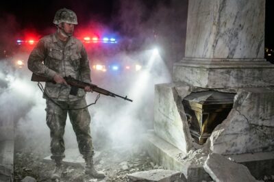 I thought my shift at Arlington was just another day of duty until those five men appeared.