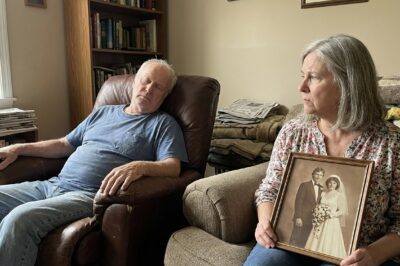 My husband became a stranger in our Ohio home, and it took a faded 1985 wedding photo to realize the heartbreaking truth about the man sleeping in that chair.