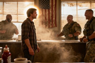 They Thought He Was Just A “Soft” Single Dad Drinking Coffee. They Didn’t Know He Was A Ghost From Seal Team 6 Waiting For A Reason To Surface. When Four Soldiers Cornered A Defenseless Woman, His 7-Year-Old Daughter Whispered Two Words That Unleashed A Storm The Town Will Never Forget. What Happened In The Next 10 Seconds Wasn’t A Fight—It Was A Lesson In Silence, Sacrifice, And The Terrifying Speed Of A Man Who Has Nothing Left To Lose.