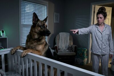 Heartbroken Mom In Grand Rapids, Michigan, Tried To Lock Her German Shepherd Out Of The Nursery, But When He Broke The Door Down At 3 AM, She Realized He Wasn’t Jealous—He Was Trying To Save Her Baby From A Silent K*ller.