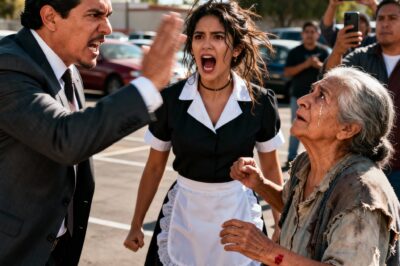 CASI GOLPEO A UNA INDIGENTE POR TOCAR MI AUTO, PERO MI EMPLEADA ME GRITÓ: “¡DETENTE! ¡ELLA ES TU MADRE!”. LA VERDAD OCULTA TRAS EL IMPERIO DE MI FAMILIA Y UNA MENTIRA DE 15 AÑOS .