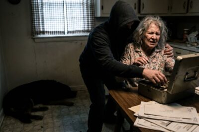 I stood on my sidewalk in Willow Creek, Montana, watching strangers laugh inside my own living room.