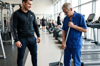 They laughed at the janitor in a Beverly Hills gym for giving them advice… until he lifted 400 lbs with one hand. What they did next will leave you speechless.