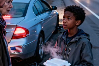 The 11-Year-Old Boy Who Gave His Last Piece of Chicken to a Stranded Couple Had No Idea Who They Were. He Didn’t Know The Man Was A Billionaire Who Had Lost His Son Years Ago. He Didn’t Know That This Single Act Of Kindness Would End His Poverty Forever. When A Mysterious Black SUV Arrived The Next Morning, The Neighbors Watched In Shock As The Boy’s Life Changed In An Instant. This Is The Tear-Jerking Story That Proves Goodness Always Returns.
