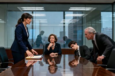 They thought they could erase her with a pen and a check, a clean break from their gilded world. But they underestimated the woman they cornered, forgetting that a silent partner sees every single crack in the foundation.