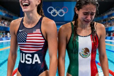 ¡ALTO AHÍ!  La Nadadora Gringa Dijo que los Mexicanos “Solo Nadamos en el Río Bravo”… Y Mi Entrenador Guardó un Secreto de 40 Años que Usé Para Destrozarla en la Final 🇲🇽
