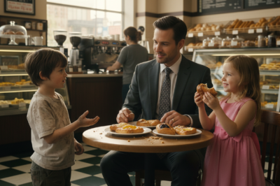 Heartbroken CEO in New York City shocked when a 6-year-old boy asks: “Sir, if you don’t eat that, can my mom have your expired bread?” causing him to break down on Christmas Eve