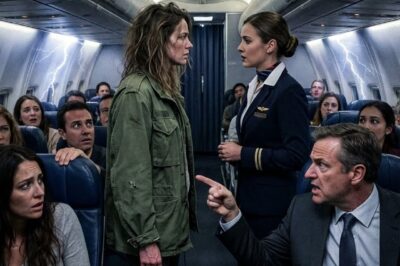 She Was Asleep in Row 10 – Until the Captain Asked, “Is There Any Combat Pilot on Board?”