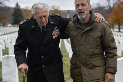 In the hallowed silence of Arlington, a forgotten soldier’s hands, scarred by shame and street grime, are called to mend a broken salute and heal a lifetime of grief.