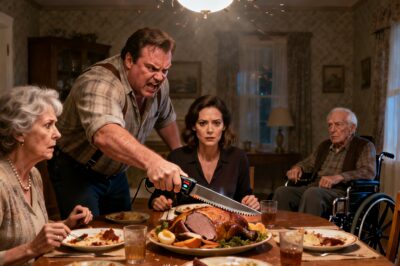 A Thanksgiving table set with heirloom china and quiet betrayals, where a daughter’s hidden life of command was a secret guarded from the small, cruel kingdom her family built.