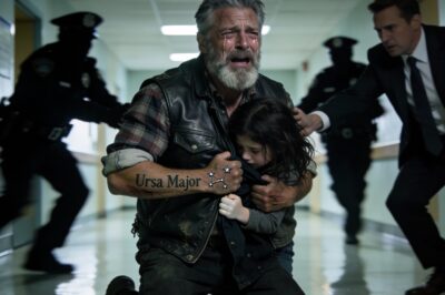 The Silence in the Rain: I stood there in the pouring rain, my hands shaking so hard I almost dropped my helmet. My brothers were laughing, heading inside the home, but I couldn’t move. My eyes were locked on a small plastic bag tied to my bike’s mirror. It was just a scrap of paper inside, but the moment I saw the purple crayon, my heart stopped. It wasn’t just a drawing; it was a ghost from my past staring me right in the face.