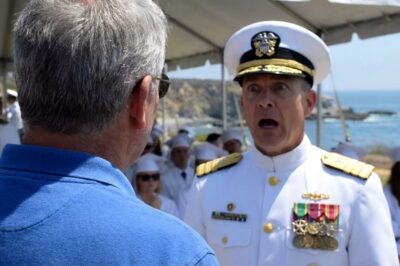 I thought my dad was just a retired mechanic in Coronado, until the Admiral saw his face.