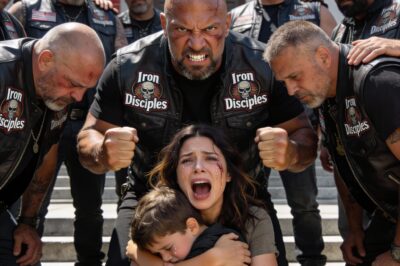 I was just standing there, fueling up my Harley on Route 9, minding my own business. Most people see the ink on my arms and the club patches on my vest and they look the other way, but this woman was different. She didn’t look away; she looked right through me, and for a split second, I saw a level of terror that I haven’t seen since I walked out of a prison gate ten years ago.