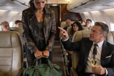 She Was Forced Out of First Class at San Diego Airport For “Looking Poor” — But When She Stood Up and Her Jacket Rode Up, The Pilot Saw The Tattoo On Her Back, Froze In His Tracks, And Did Something That Made The Entire Plane Go Silent.